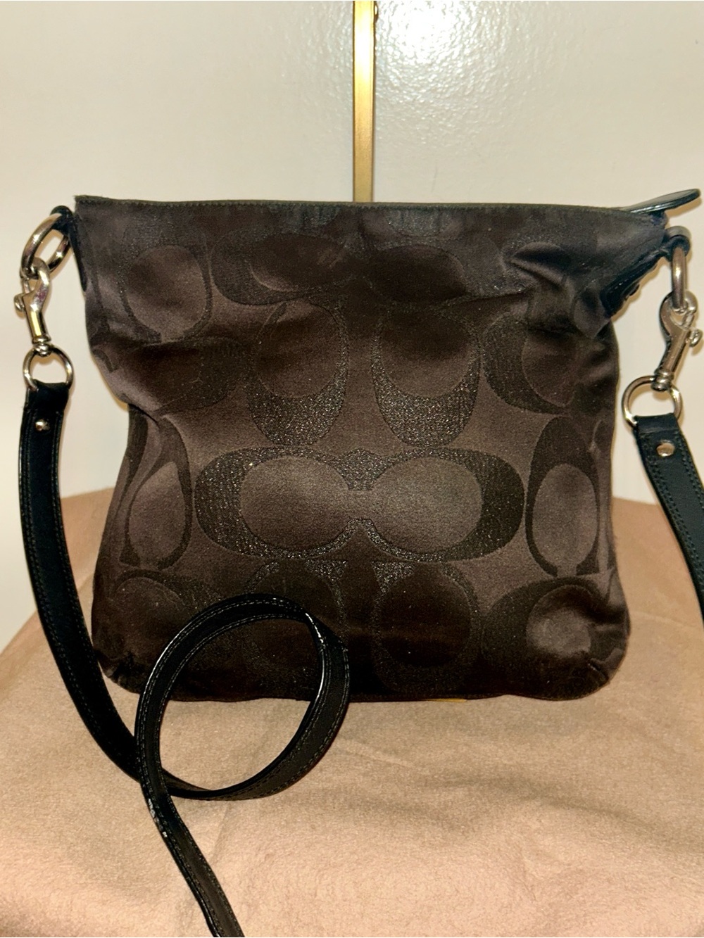 Coach Campbell Signature Crossbody North South Duffle Hobo Y2K - Picture 5 of 11